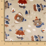 Kuschelfleece mit Waldtier-Motiv - Ribes y Casals