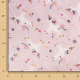 Kuschelfleece mit bedrucktem Einhorn-Print in Rosa - Ribes y Casals