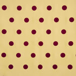 Fama Kamel Polka Dot beflockt Granat 30mm - Ribes y Casals