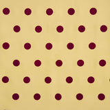Fama Kamel Polka Dot beflockt Granat 30mm - Ribes y Casals