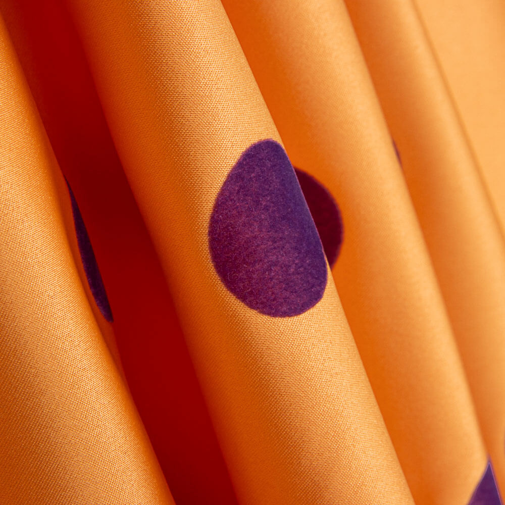 Fama Orange Beflockt Beflockt Lila 30mm - Ribes y Casals