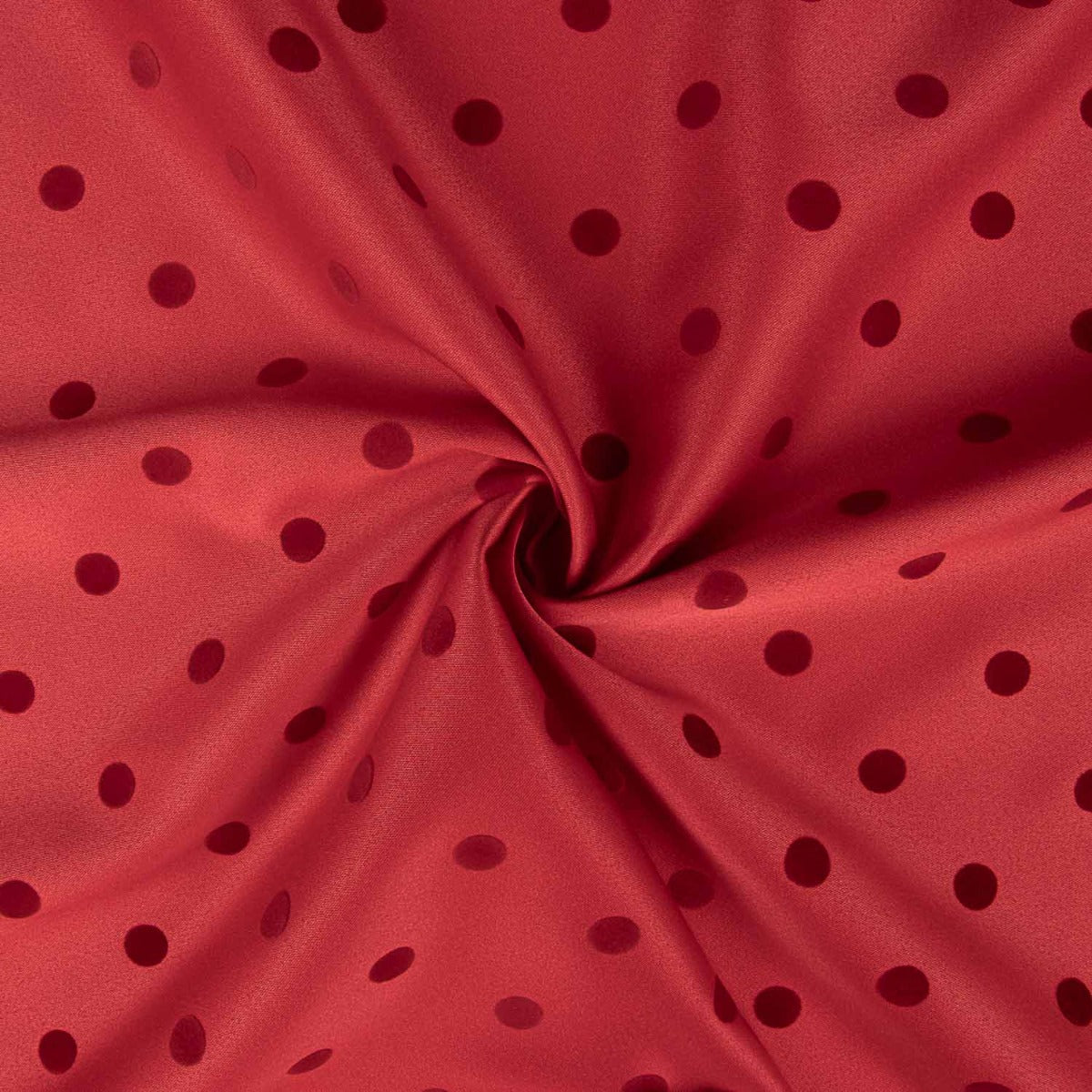 Fama Strecht Glitter Beflockt Rot - Ribes y Casals