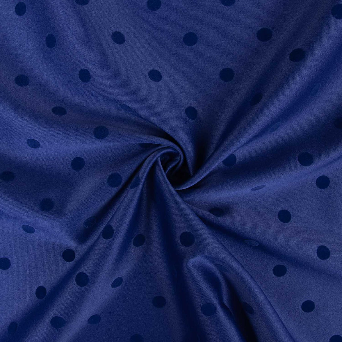 Fama Strecht Brilliance Blau geflockt Glanz - Ribes y Casals