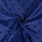 Fama Strecht Brilliance Blau geflockt Glanz - Ribes y Casals