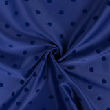 Fama Strecht Brilliance Blau geflockt Glanz - Ribes y Casals
