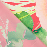 Satin Floral Print Rot - Ribes y Casals