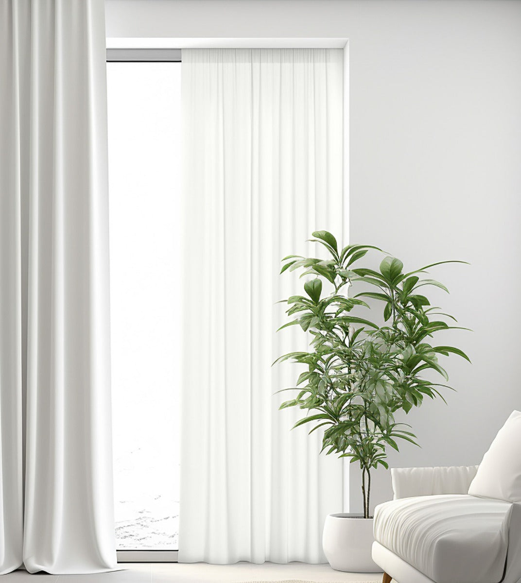 Voile Leinen 310cm Naturweiß - Ribes y Casals