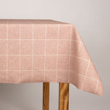 Tischtuch Harz beschichtet Fleckenschutz Tischtuch Lewis Square Pink - Ribes y Casals
