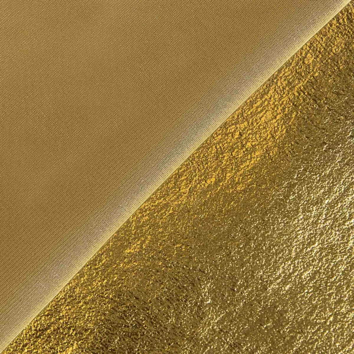 Laminierter Veloursstich in Metallic Gold - Ribes y Casals