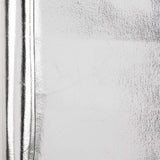 Restposten Velours-Strickstoff mit Metallic-Laminierung in Silber – verschiedene Maße x Breite 150 cm - Ribes y Casals