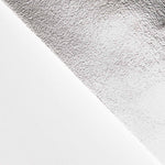 Restposten Velours-Strickstoff mit Metallic-Laminierung in Silber – verschiedene Maße x Breite 150 cm - Ribes y Casals