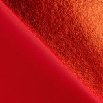Rotes Metallic-Laminat mit Velourstich - Ribes y Casals