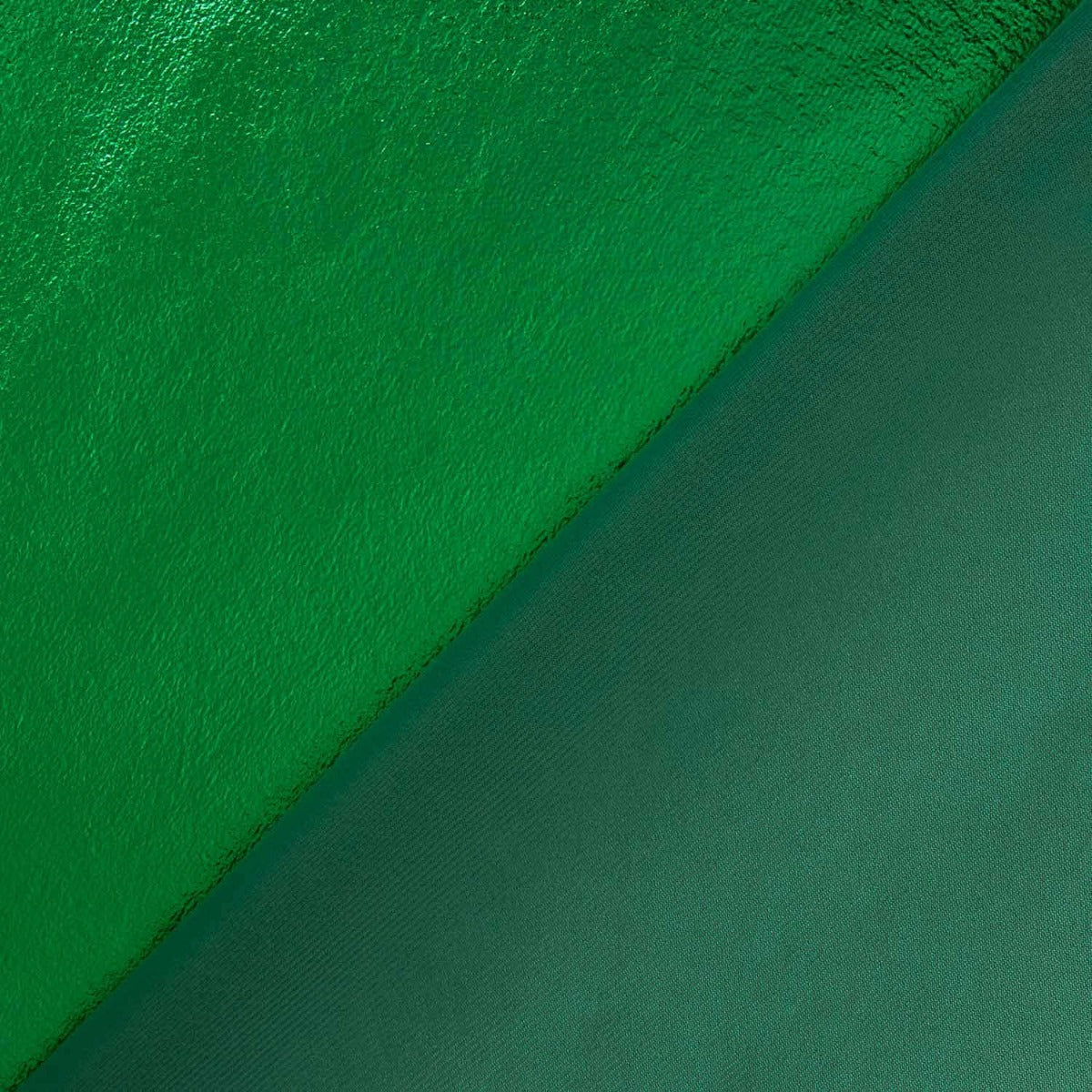 Grüner Metallic-Laminat-Veloursstich - Ribes y Casals
