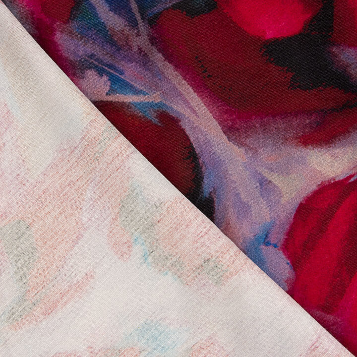 Punto Roma mit Aquarell-Print in Bougainvillea - Ribes y Casals