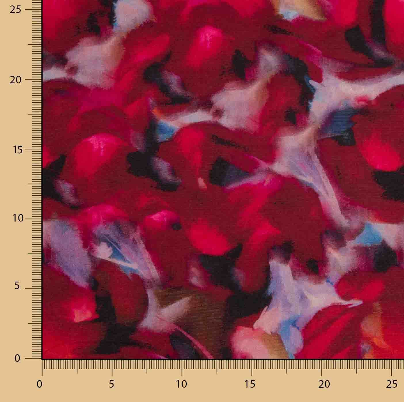 Punto Roma mit Aquarell-Print in Bougainvillea - Ribes y Casals