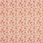 Popeline-Reststück aus Baumwolle mit Blumenmuster in Orange – verschiedene Längen x Breite 150 cm - Ribes y Casals