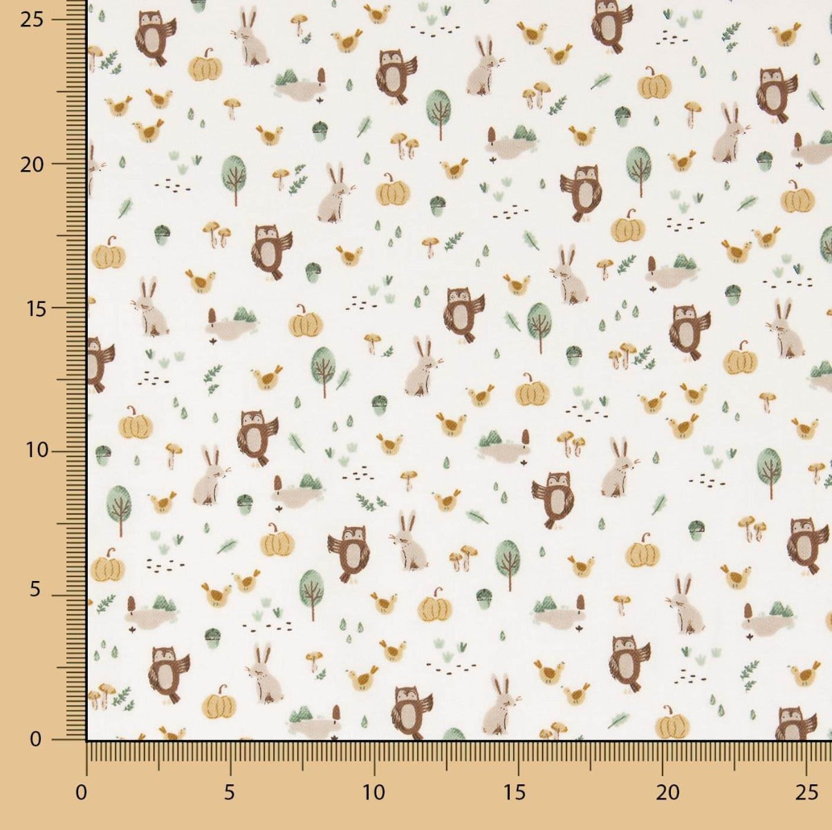 Reststück Viyela Baumwolle Tipi Grün – verschiedene Maße x Breite 150 cm - Ribes y Casals