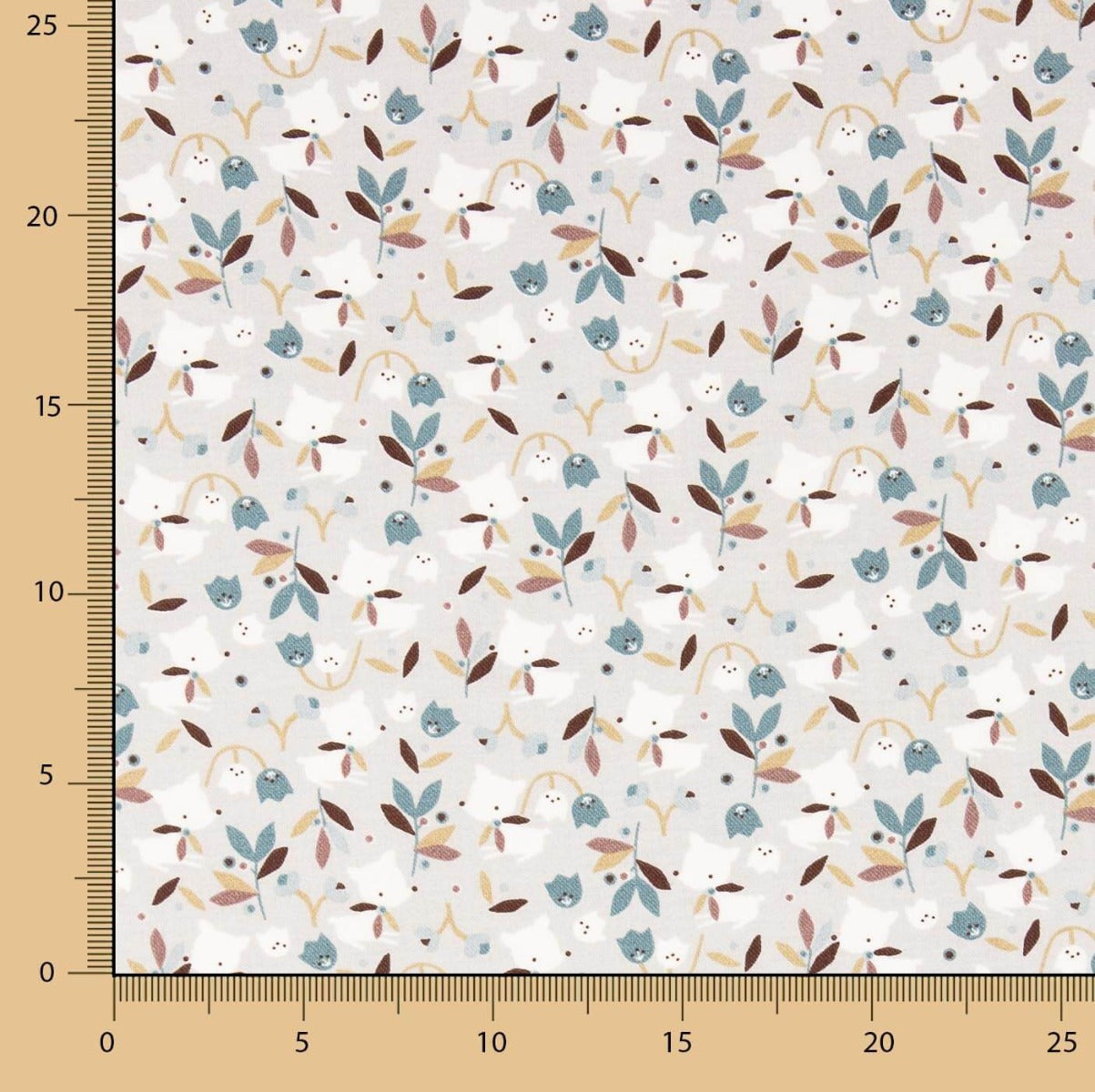 Amele Grey Cotton Fleece - Breite 150 cm - Ribes y Casals
