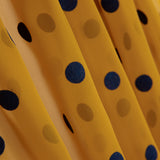 Chiffon Polka Dot beflockt Orange - Ribes y Casals