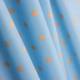Flamenco bedruckte Popeline mit Polka Dots 7mm Tangerine - Ribes y Casals