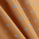 Flamenco bedruckte Popeline mit Polka Dots 7mm Blau - Ribes y Casals