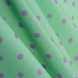 Flamenco bedruckte Popeline mit Polka Dots 7mm lila - Ribes y Casals