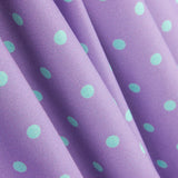 Flamenco bedruckte Popeline spitze Punkte 7mm Aqua Grün - Ribes y Casals