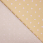 Flamenco bedruckte Popeline mit Polka Dots 7mm Rosa - Ribes y Casals