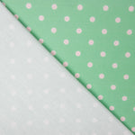 Flamenco bedruckte Popeline mit Polka Dots 7mm Hellrosa - Ribes y Casals