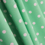 Flamenco bedruckte Popeline mit Polka Dots 7mm Hellrosa - Ribes y Casals