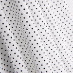 Flamenco Bedruckte Popeline Popeline 3mm Schwarz-Weiß - Ribes y Casals