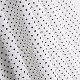Flamenco Bedruckte Popeline Popeline 3mm Schwarz-Weiß - Ribes y Casals