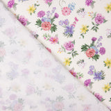 Flamenca Bedruckte Popeline Flor Creto Ecru - Ribes y Casals