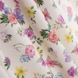Flamenca Bedruckte Popeline Flor Creto Ecru - Ribes y Casals