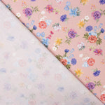 Flamenca Bedruckte Popeline Flor Creto Rosa - Ribes y Casals