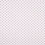 Flamenco bedruckte Popeline mit Polka Dots 7mm Lila-Karminrot - Ribes y Casals