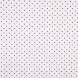 Flamenco bedruckte Popeline mit Polka Dots 7mm Lila-Karminrot - Ribes y Casals