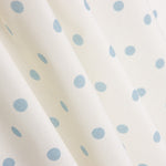 Flamenco Pointed Bedruckte Popeline 7mm Blau-Ecru - Ribes y Casals