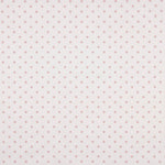 Flamenco bedruckte Popeline mit Polka Dots 7mm Rosa-Ecru - Ribes y Casals
