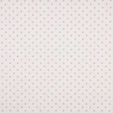 Flamenco bedruckte Popeline mit Polka Dots 7mm Rosa-Ecru - Ribes y Casals