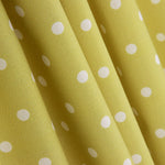 Flamenco bedruckte Popeline mit Polka Dots 7mm Ecru-Öl - Ribes y Casals