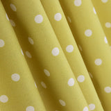 Flamenco bedruckte Popeline mit Polka Dots 7mm Ecru-Öl - Ribes y Casals