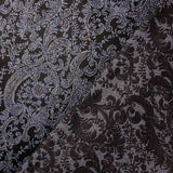 Brokat Lurex Blau Grau - Ribes y Casals