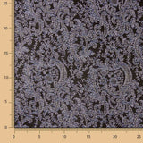Brokat Lurex Blau Grau - Ribes y Casals