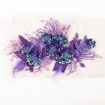 Lena Lila Strass Wandleuchte - Ribes y Casals