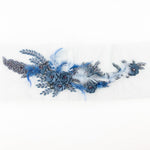 Blaue Milena Wandleuchte mit Strasssteinen - Ribes y Casals