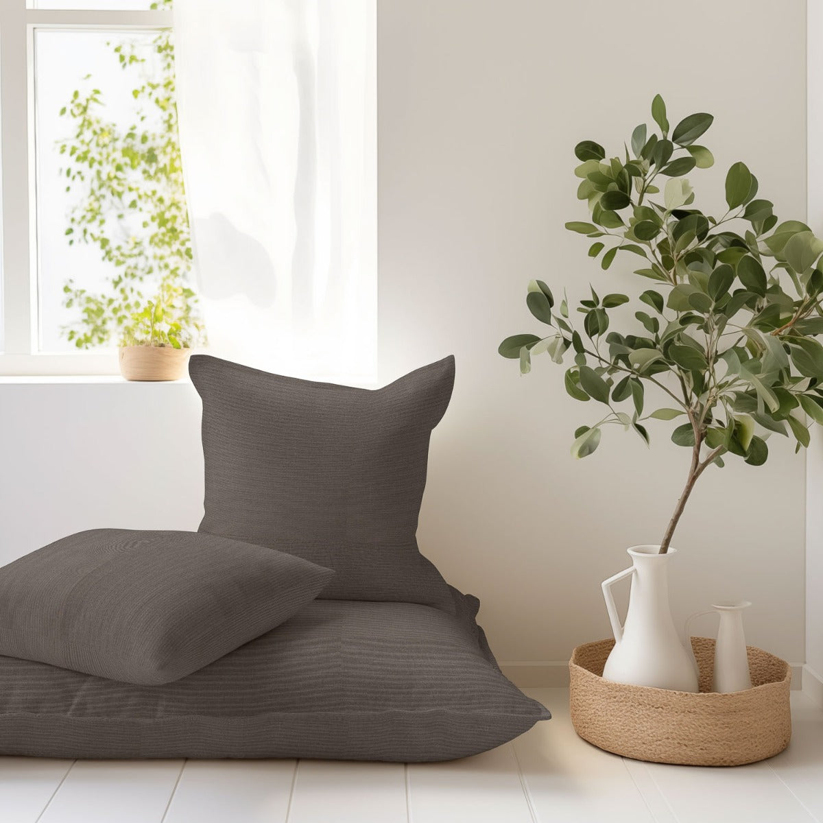 Tischdecke Wandteppich Glatt Grau 125x160 cm - Ribes y Casals