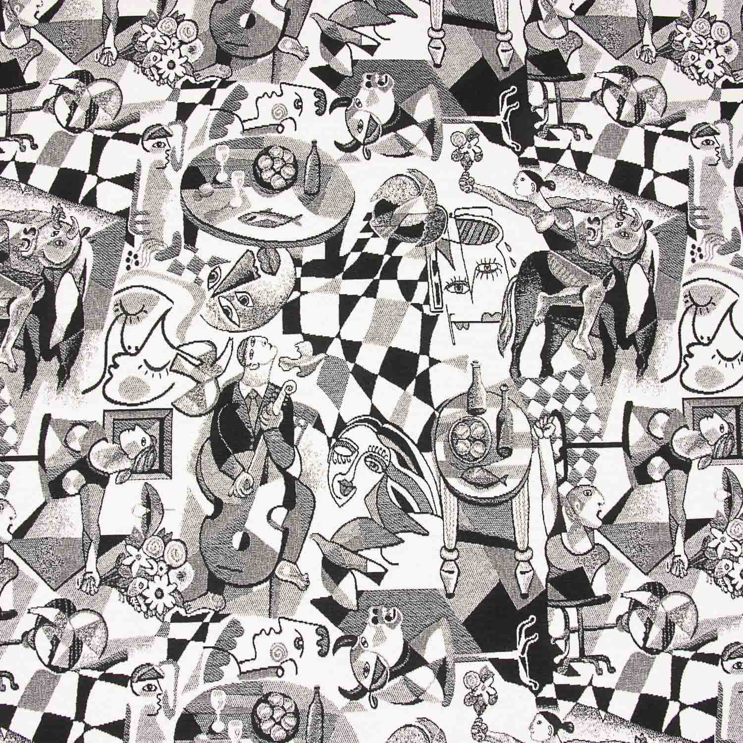 Gobelin Monochrome Abstrakte Kunst - Ribes y Casals
