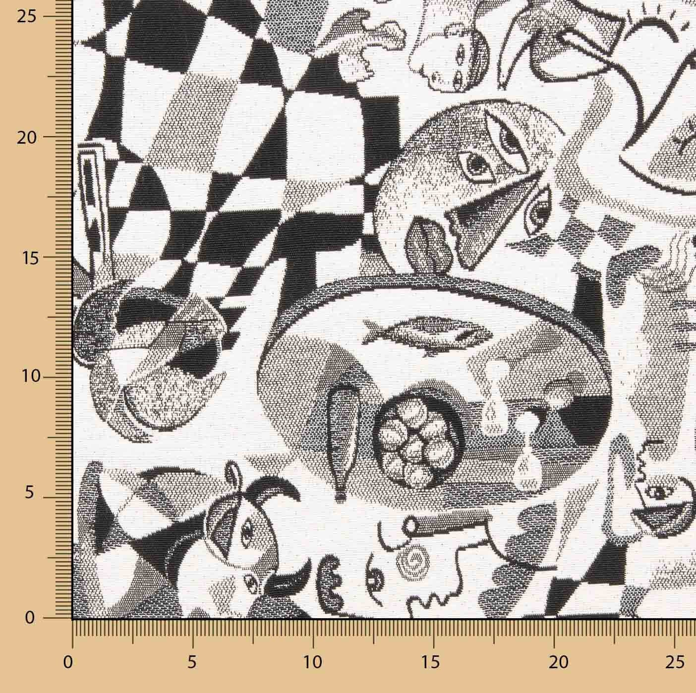 Gobelin Monochrome Abstrakte Kunst - Ribes y Casals