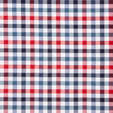 Inka Plaid Segeltuch Blau - Rot - Ribes y Casals